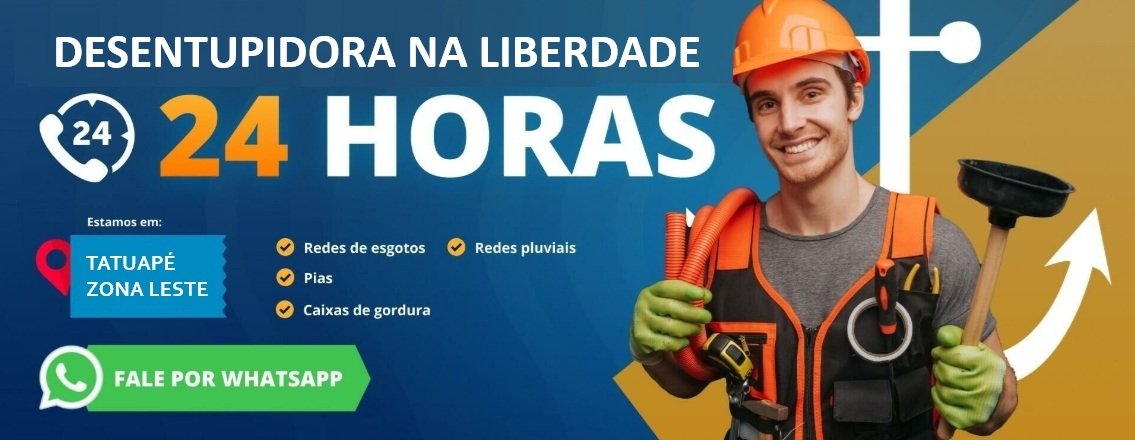 Desentupidora na liberdade